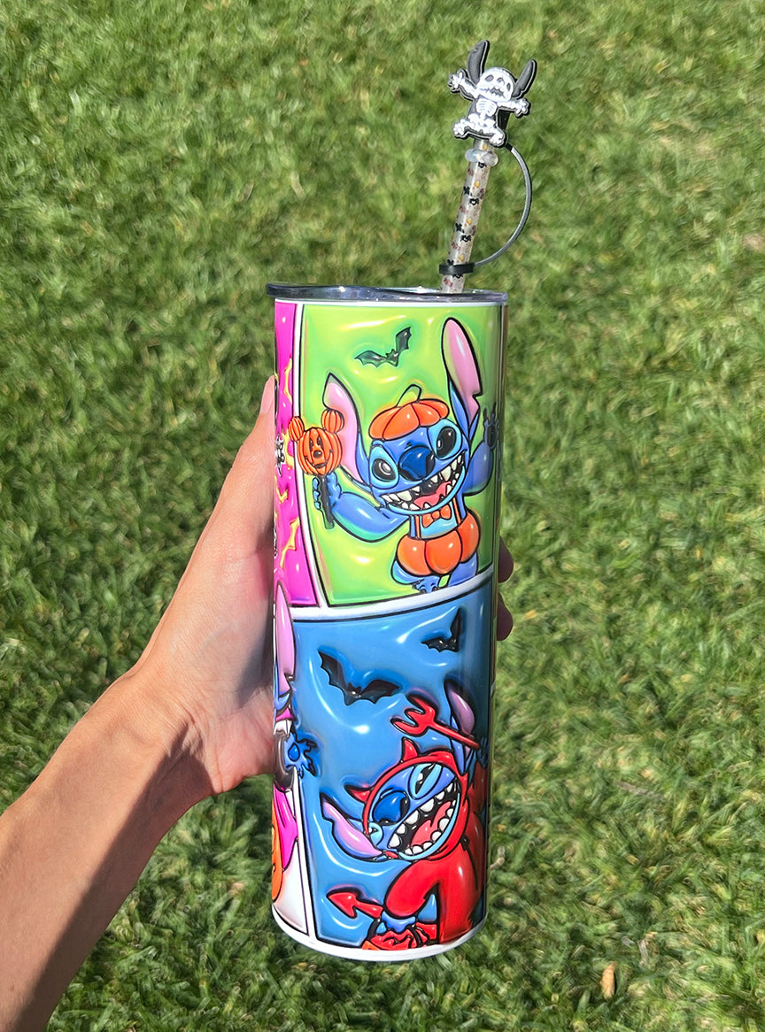 20oz Spooky 626 Flat Edge Tumbler