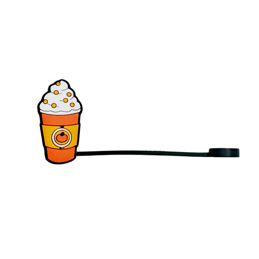 Pumpkin Spice Straw Topper