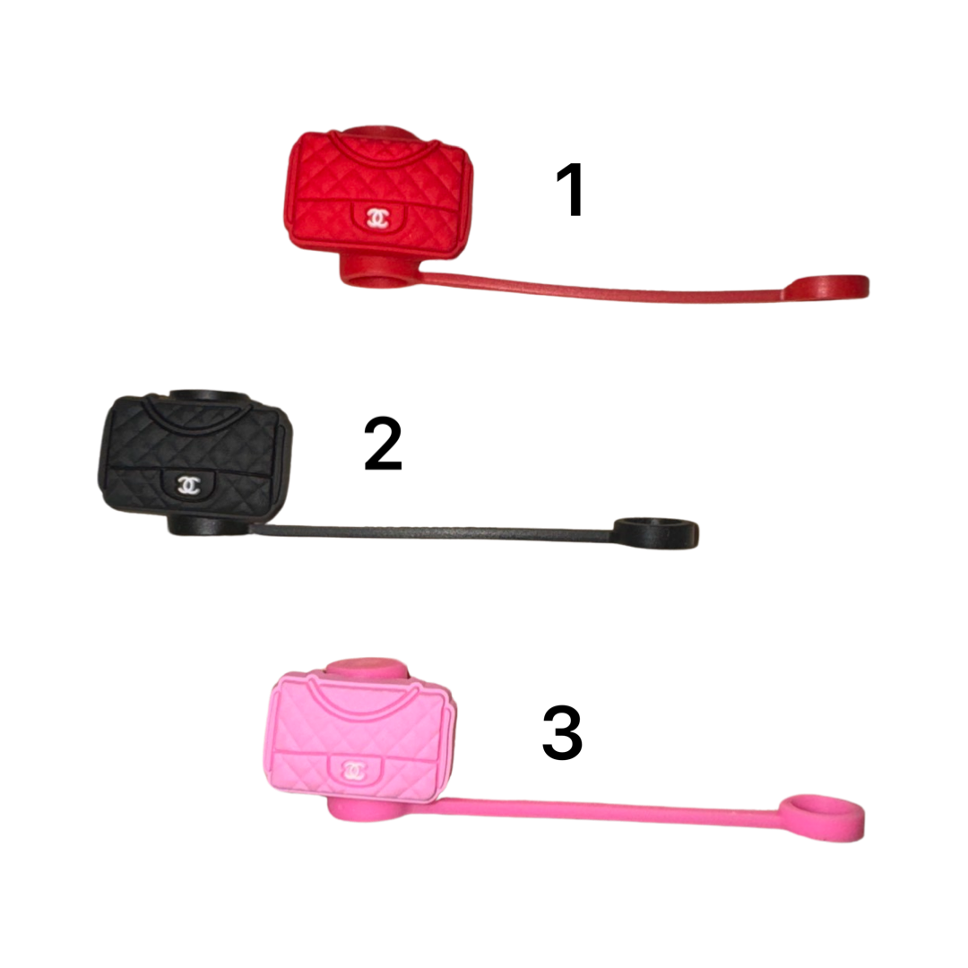 Clutch Purse Straw Toppers