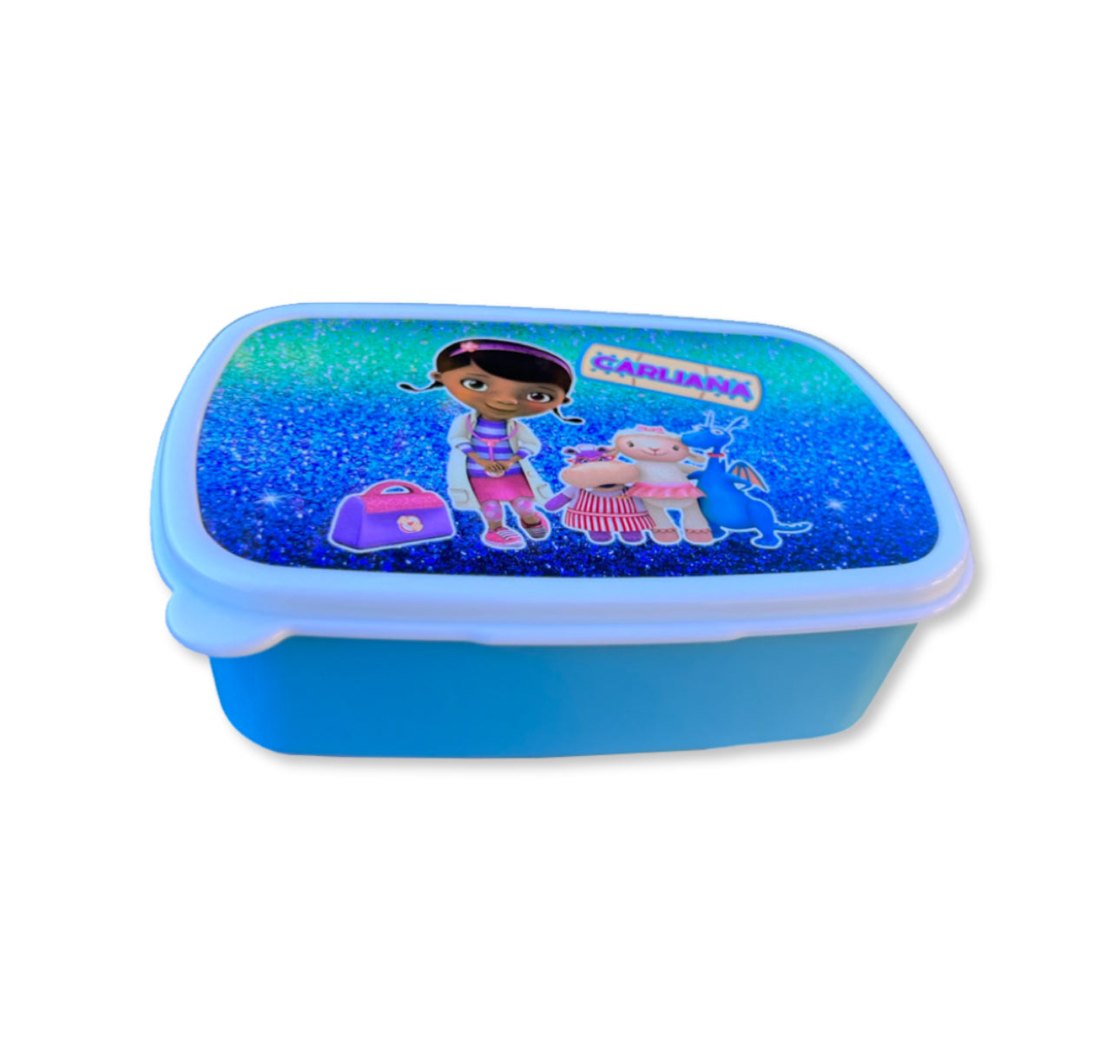 Reusable Plastic Snack Box with Aluminum Cover Plate