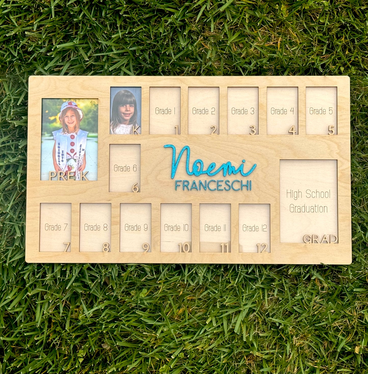 Pre-K or Kindergarten - 12 School Photo Frame