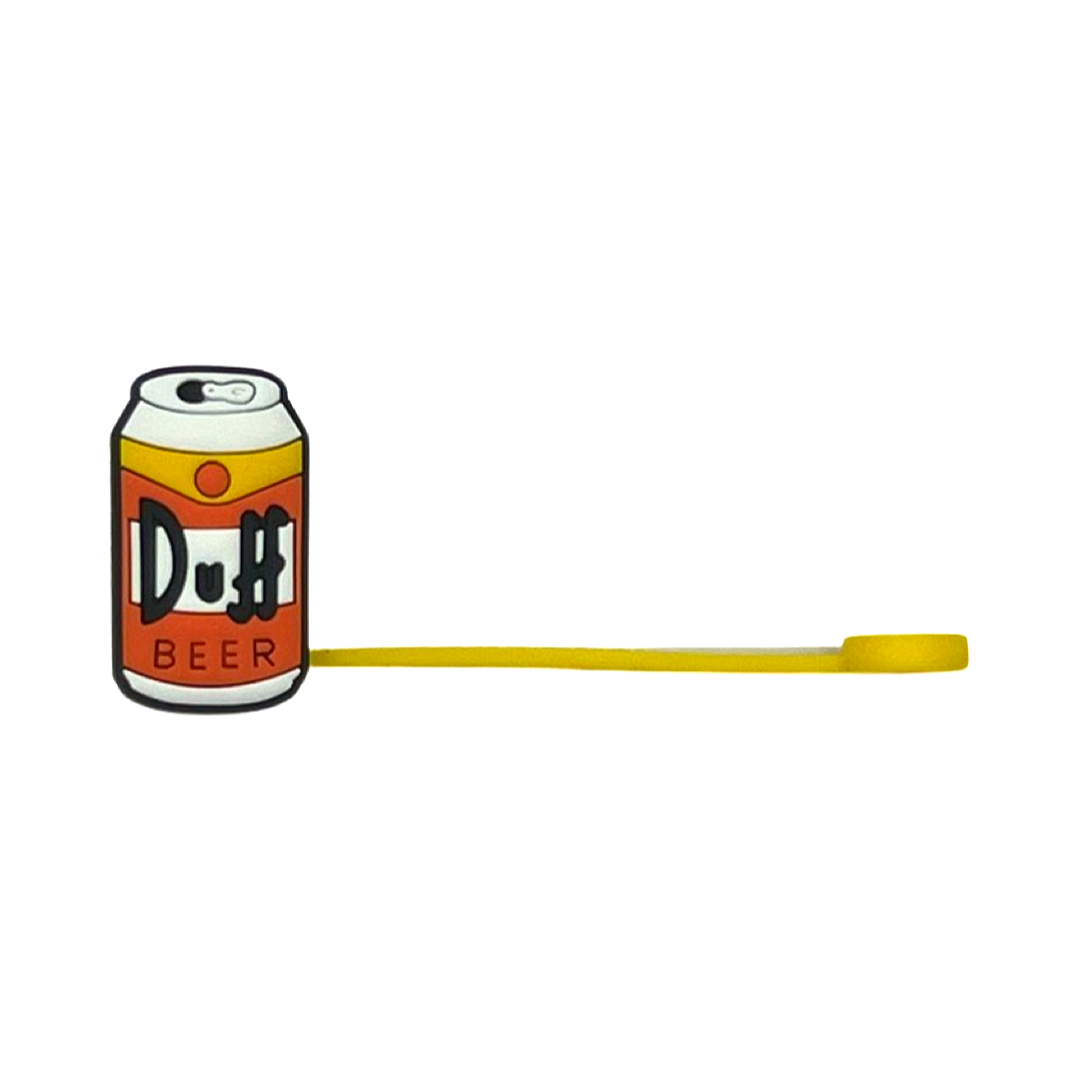 Cartoon Beer Straw Topper