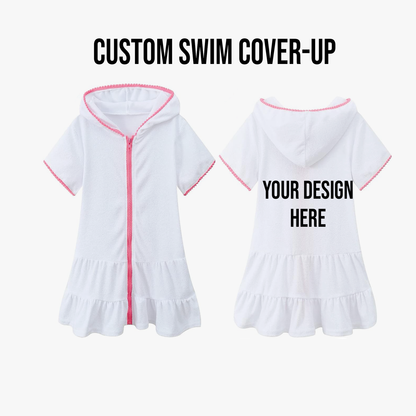 Custom Swim Cover-up - Toddler and Girls Sizing