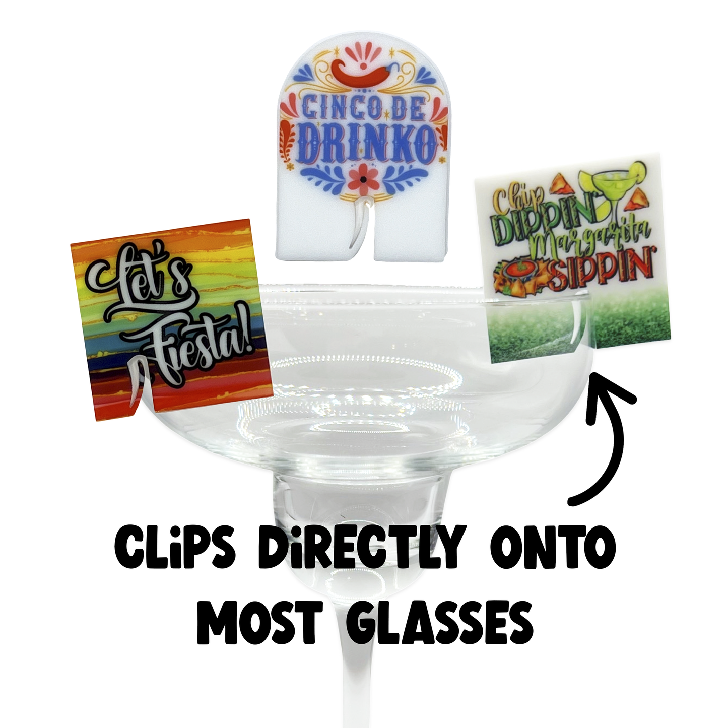 6 Pack - Cinco De Mayo Drink Tags