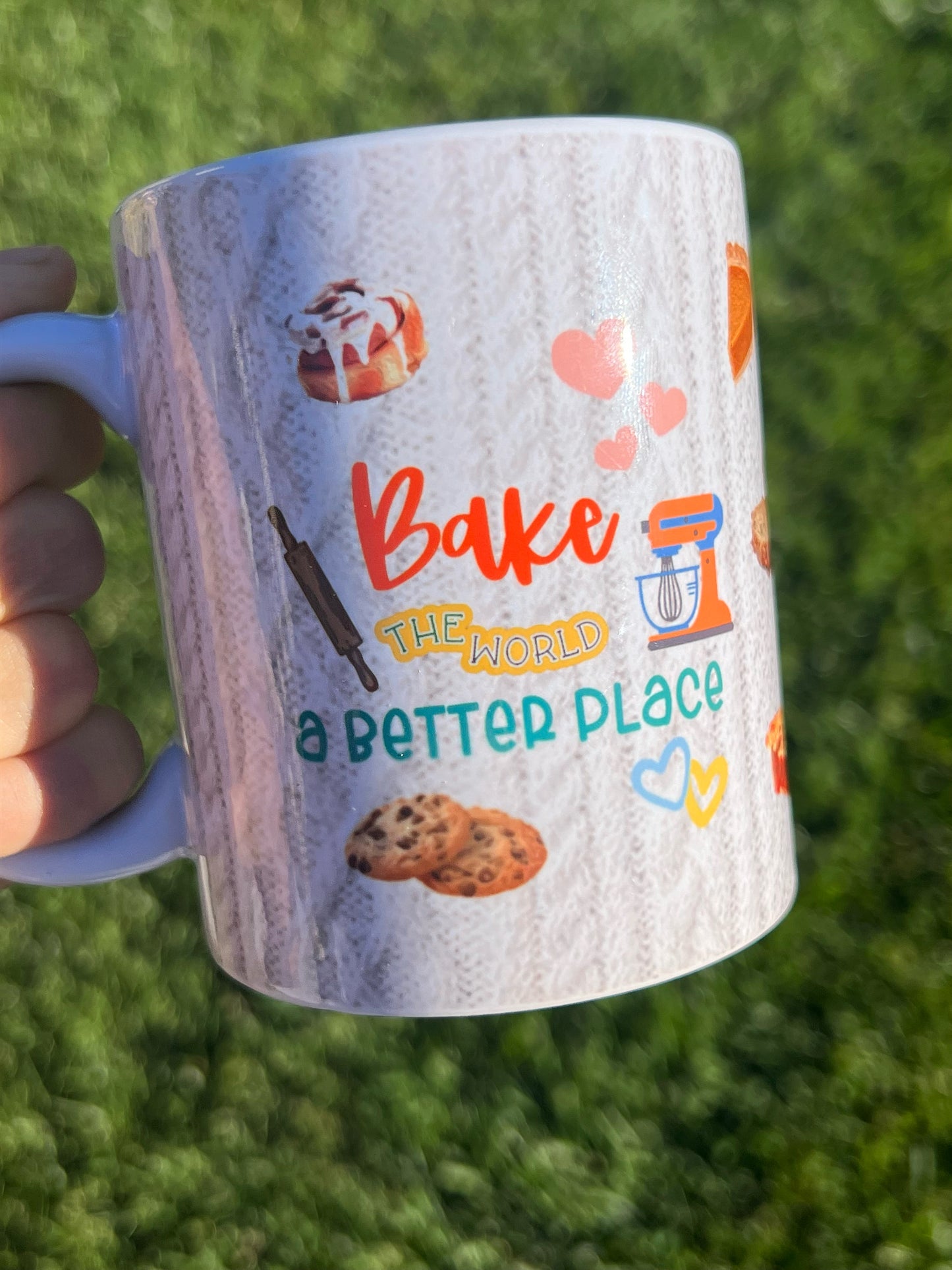 11oz Bake the World a Better Place Cozy Sweater Mug